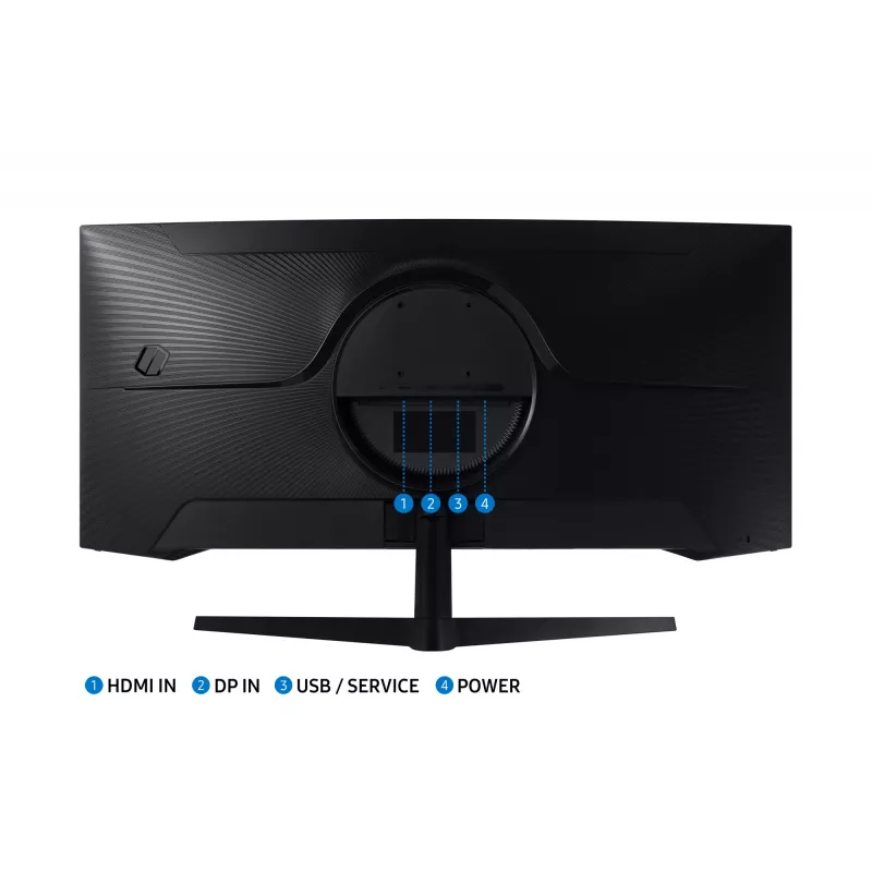 Samsung G55T computer monitor 86.4 cm (34 inch) 3440 x 1440 pixels UltraWide Quad HD LED Black