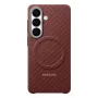 Samsung M1 Carbon Magnet Coralred mobile phone case 16 cm (6.3 inch) Cover Red