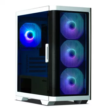 Zalman M4 WHITE computer case Mini Tower Black, White