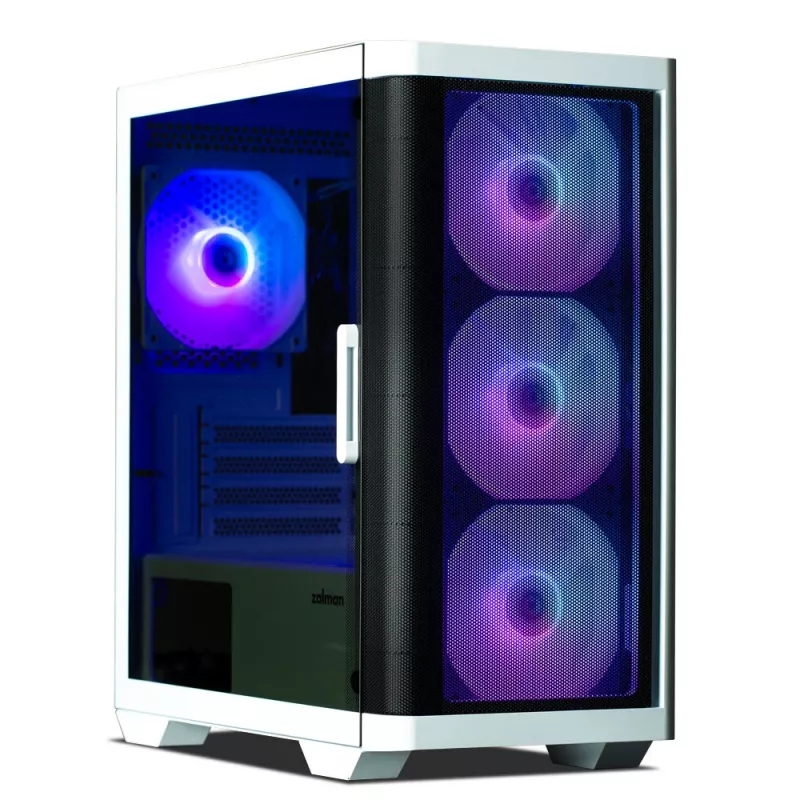 Zalman M4 WHITE computer case Mini Tower Black, White
