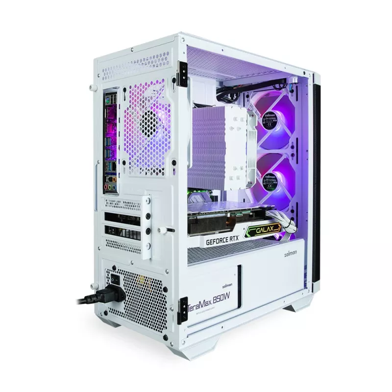 Zalman M4 WHITE computer case Mini Tower Black, White