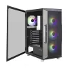 Zalman I3 Neo ATX Mid Tower PC Case Mesh front for efficient cooling Pre-installed fan 3 Midi Tower Black