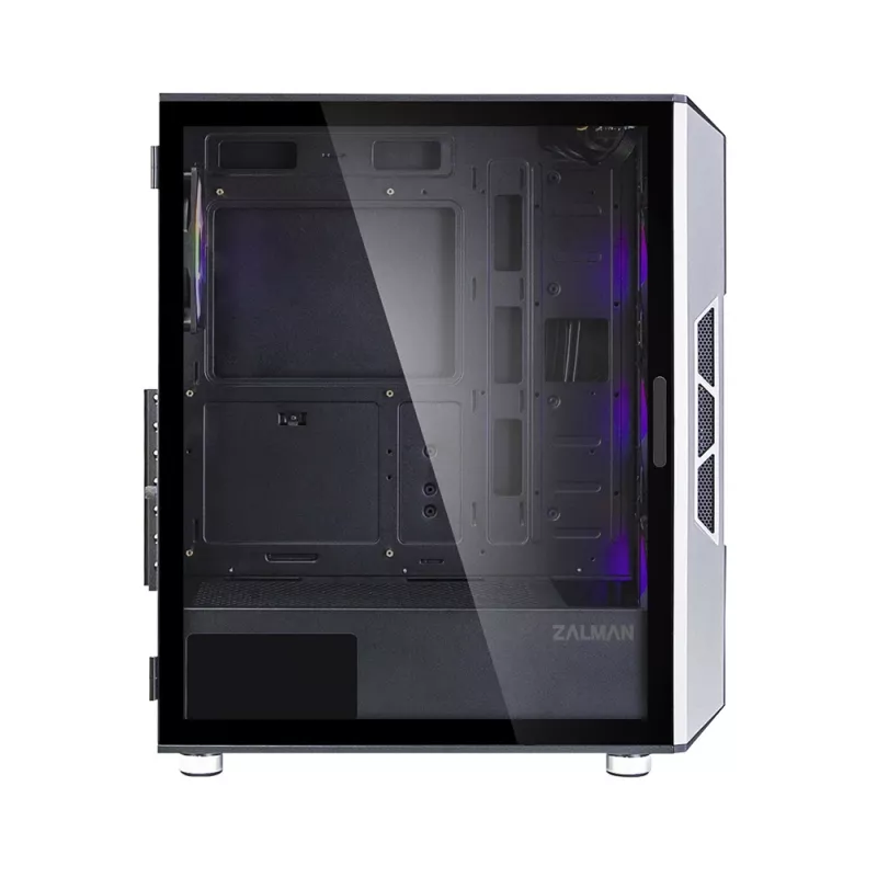 Zalman I3 Neo ATX Mid Tower PC Case Mesh front for efficient cooling Pre-installed fan 3 Midi Tower Black