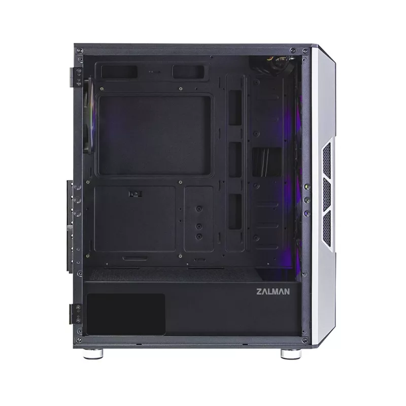 Zalman I3 Neo ATX Mid Tower PC Case Mesh front for efficient cooling Pre-installed fan 3 Midi Tower Black