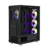 Zalman I3 Neo ATX Mid Tower PC Case Mesh front for efficient cooling Pre-installed fan 3 Midi Tower Black