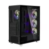 Zalman I3 Neo ATX Mid Tower PC Case Mesh front for efficient cooling Pre-installed fan 3 Midi Tower Black