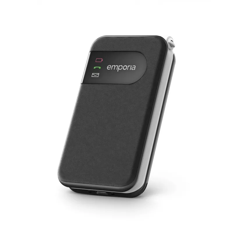 Emporia SIMPLICITYglam.4G 7.11 cm (2.8 inch) 106 g Black Senior phone