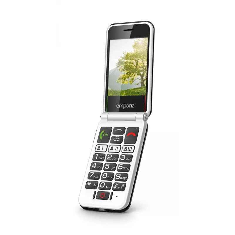 Emporia SIMPLICITYglam.4G 7.11 cm (2.8 inch) 106 g Black Senior phone