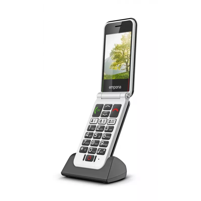 Emporia SIMPLICITYglam.4G 7.11 cm (2.8 inch) 106 g Black Senior phone