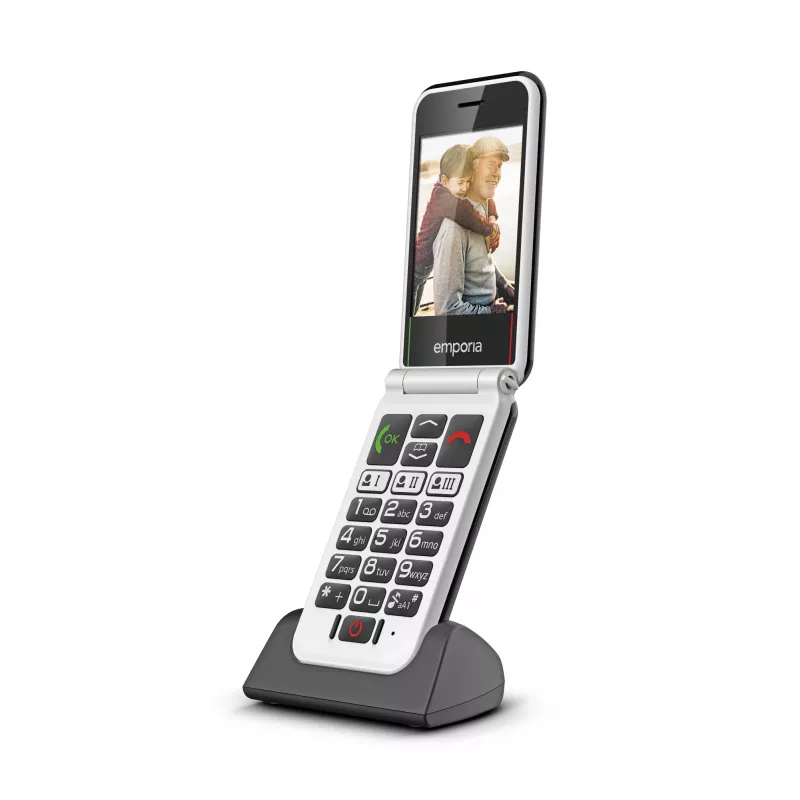 Emporia SIMPLICITYglam.4G 7.11 cm (2.8 inch) 106 g Black Senior phone