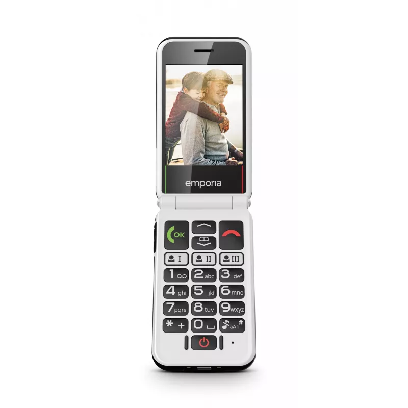Emporia SIMPLICITYglam.4G 7.11 cm (2.8 inch) 106 g Black Senior phone