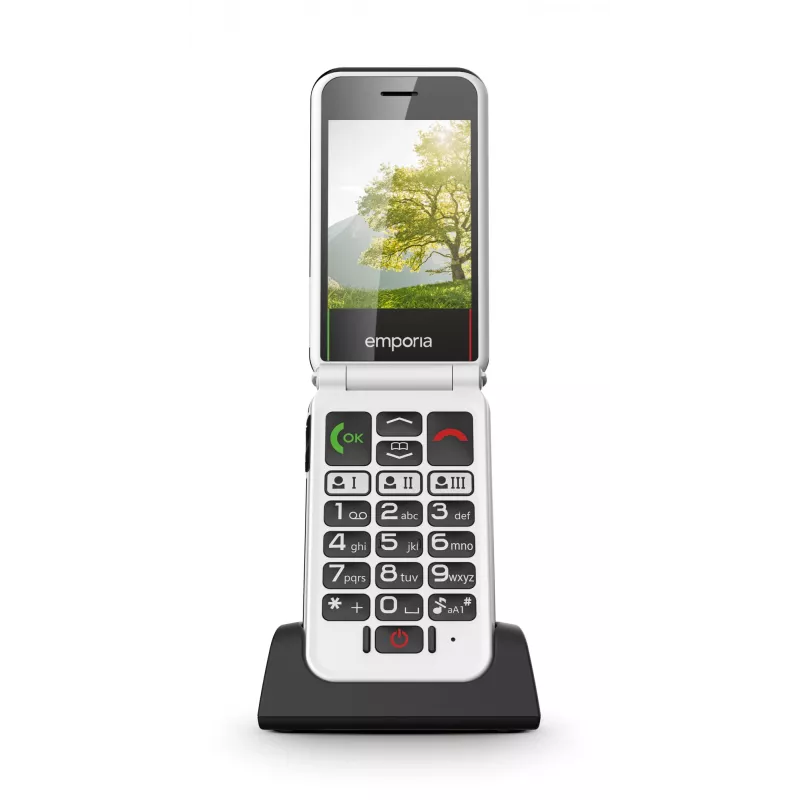 Emporia SIMPLICITYglam.4G 7.11 cm (2.8 inch) 106 g Black Senior phone