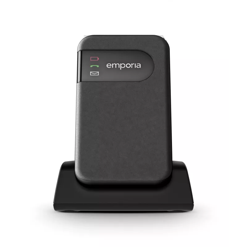 Emporia SIMPLICITYglam.4G 7.11 cm (2.8 inch) 106 g Black Senior phone