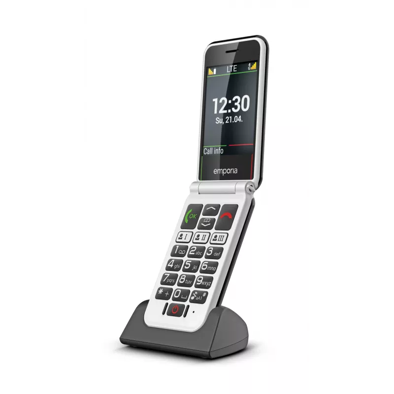 Emporia SIMPLICITYglam.4G 7.11 cm (2.8 inch) 106 g Black Senior phone