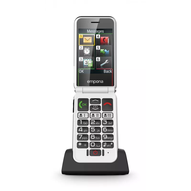 Emporia SIMPLICITYglam.4G 7.11 cm (2.8 inch) 106 g Black Senior phone