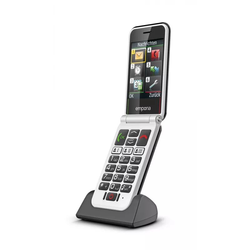 Emporia SIMPLICITYglam.4G 7.11 cm (2.8 inch) 106 g Black Senior phone