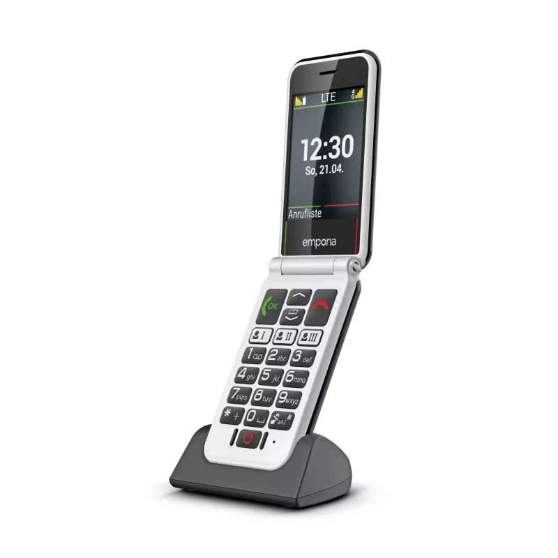Emporia SIMPLICITYglam.4G 7.11 cm (2.8 inch) 106 g Black Senior phone