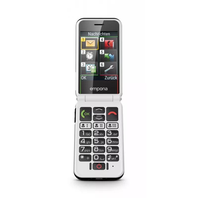 Emporia SIMPLICITYglam.4G 7.11 cm (2.8 inch) 106 g Black Senior phone
