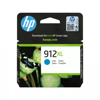 HP 912XL High Yield Cyan Original Ink Cartridge, Cyan, 1 pc(s), 700 pages