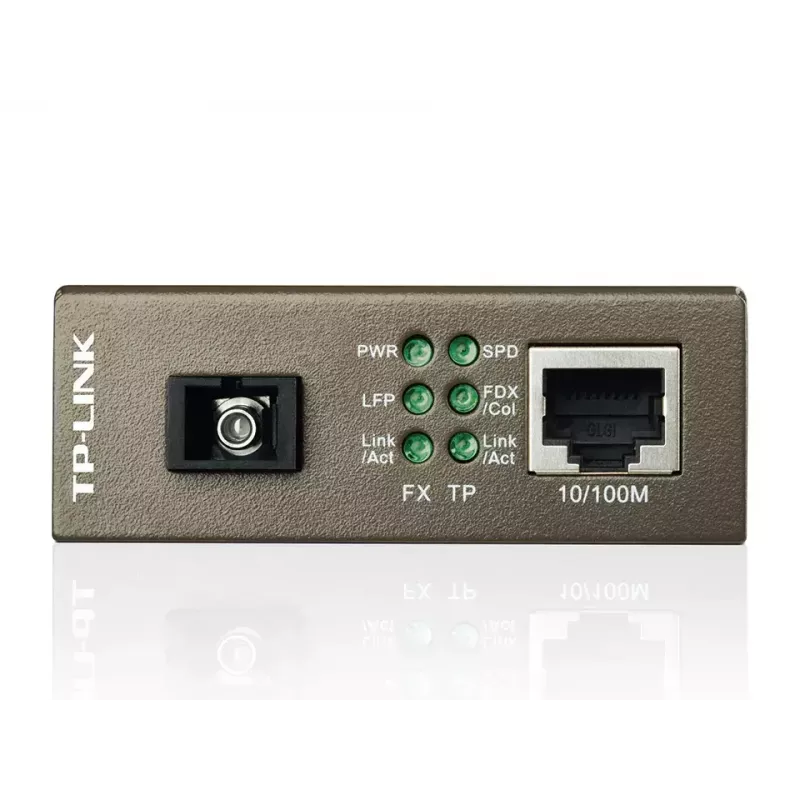 TP-Link MC112CS network media converter 100 Mbit/s Single-mode Black