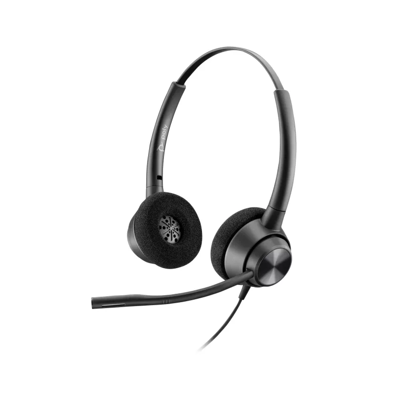HP Poly EncorePro 320 Stereo USB-A Headset TAA, 105 g, Black