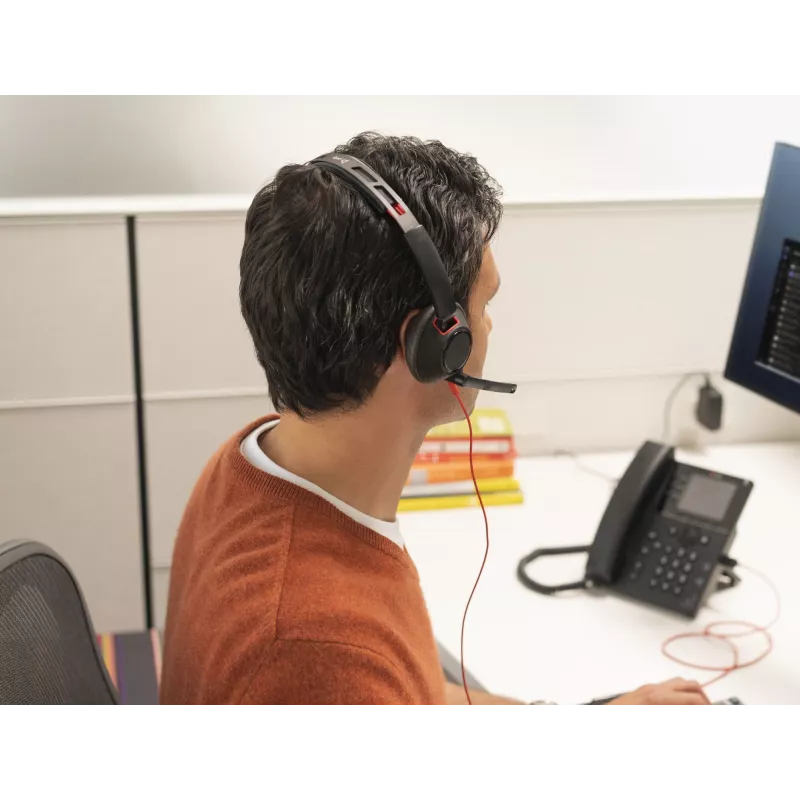 HP Poly Poly Blackwire 5220 Stereo USB-A Headset