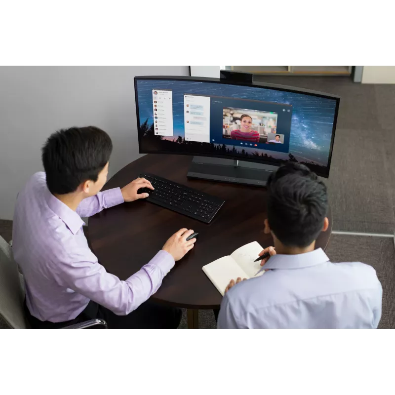 HP Wireless Premium Keyboard Full-size Black RF Wireless Membrane
