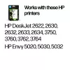 HP 304 2-pack Black/Tri-color Original Ink Cartridges, Black, Cyan, Magenta, Yellow, Pigment-based ink, 2 pc(s), 120 pages, 100 pages