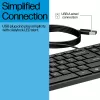 Wired Keyboard HP 320K — Full-size USB, Straight layout, 1.8 m cable, Black