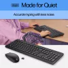 HP 230 Wireless Mouse and Keyboard Combo, Black, Mouse included
