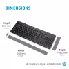 HP 230 Wireless Mouse and Keyboard Combo, Black, Mouse included