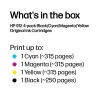 HP 912 4-pack Black/Cyan/Magenta/Yellow Original Ink Cartridges