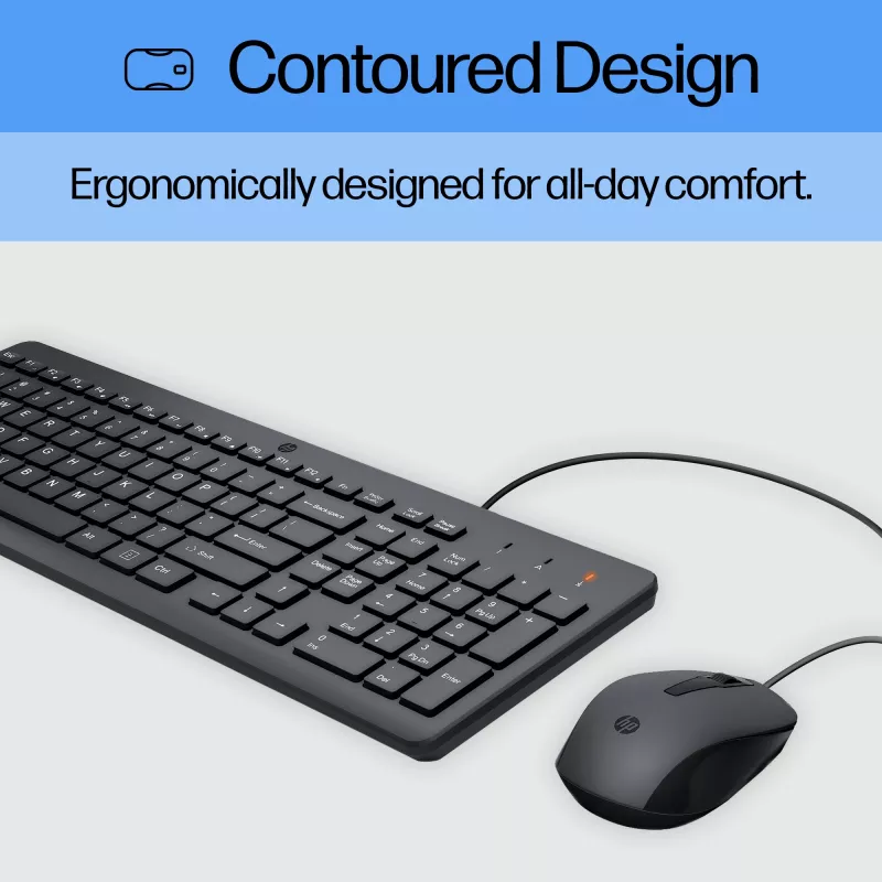 Mouse HP 150 Wired Mouse and Keyboard USB