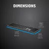 Wireless Full-Size Keyboard HP 975 — RF Wireless + Bluetooth, Black, 100% layout