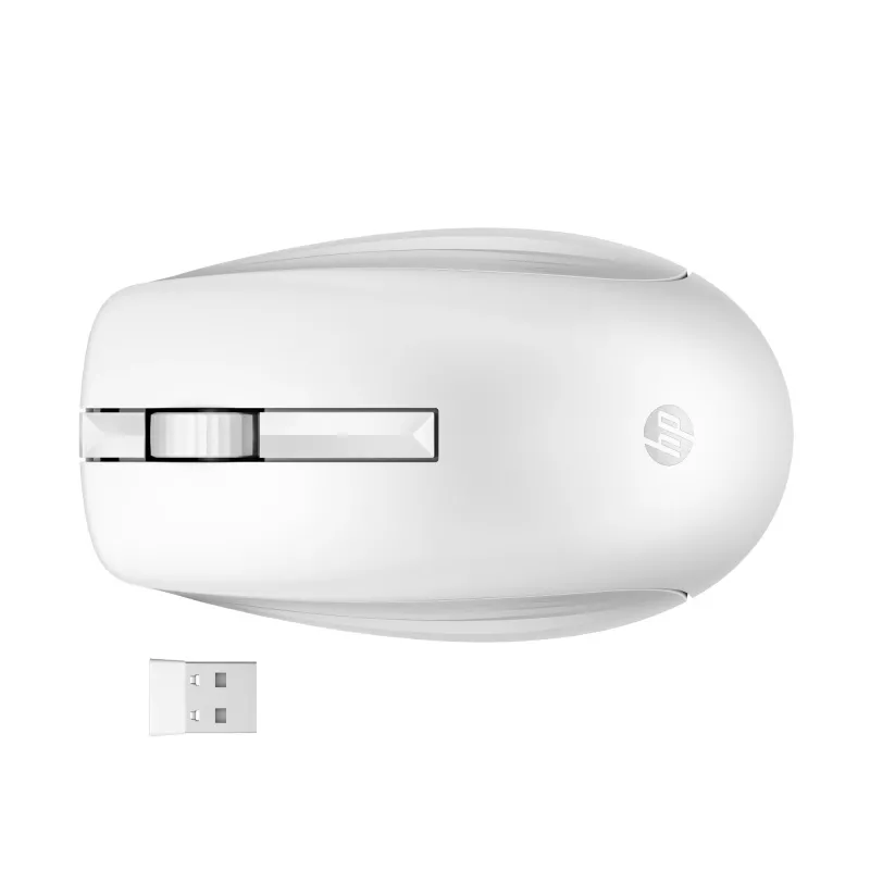 HP 650 Wireless Keyboard and Mouse Combo Full-size Membrane White