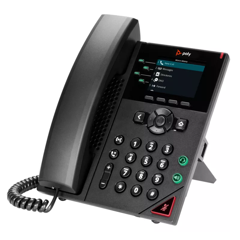 HP Poly VVX 250 4-Line IP Phone and PoE-enabled, Black, LCD, 320 x 240 pixels, HTTPS, ENERGY STAR, RoHS, Federal Communications Commission (FCC), CE