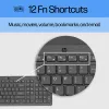 HP 150 Wired Keyboard Full-size USB Black 1m Cable