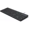 HP 150 Wired Keyboard Full-size USB Black 1m Cable