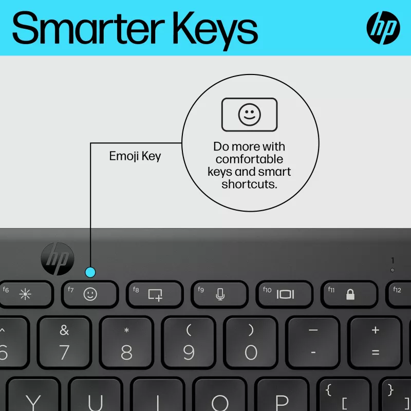 HP 350 Compact Multi-Device Bluetooth Keyboard