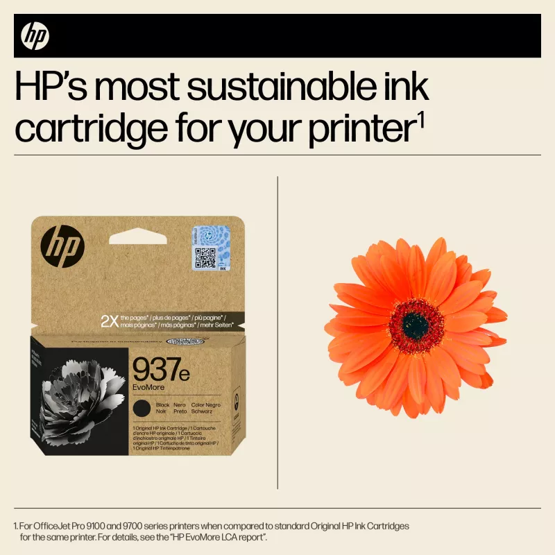Ink cartridge HP 4S6W9NE (M0509827) Black — original HP ink cartridge
