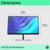 HP E-Series E22 G5 FHD Monitor, 54.6 cm (21.5 inch), Full HD, LCD, 5 ms