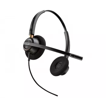 HP Poly EncorePro 520 Binaural Headset +Quick Disconnect, 74 g, Black