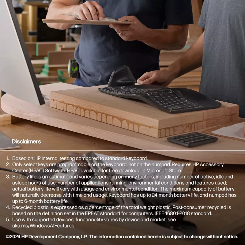 HP 965 Ergonomic Wireless Keyboard
