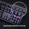 Gaming keyboard Kingston HP HyperX Alloy Rise model 7G7A3AA#ABD — compact wired mechanical keyboard EAN 0