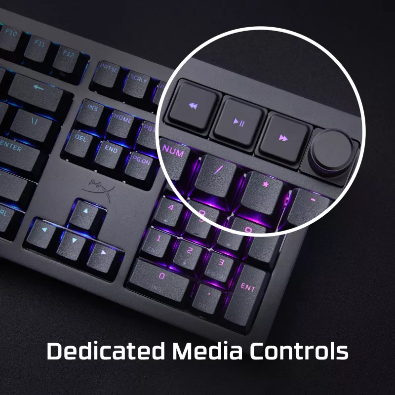 Gaming keyboard Kingston HP HyperX Alloy Rise model 7G7A3AA#ABD — compact wired mechanical keyboard EAN 0