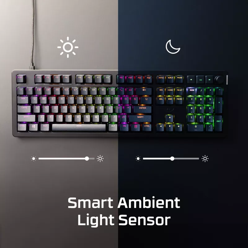 Gaming keyboard Kingston HP HyperX Alloy Rise model 7G7A3AA#ABD — compact wired mechanical keyboard EAN 0