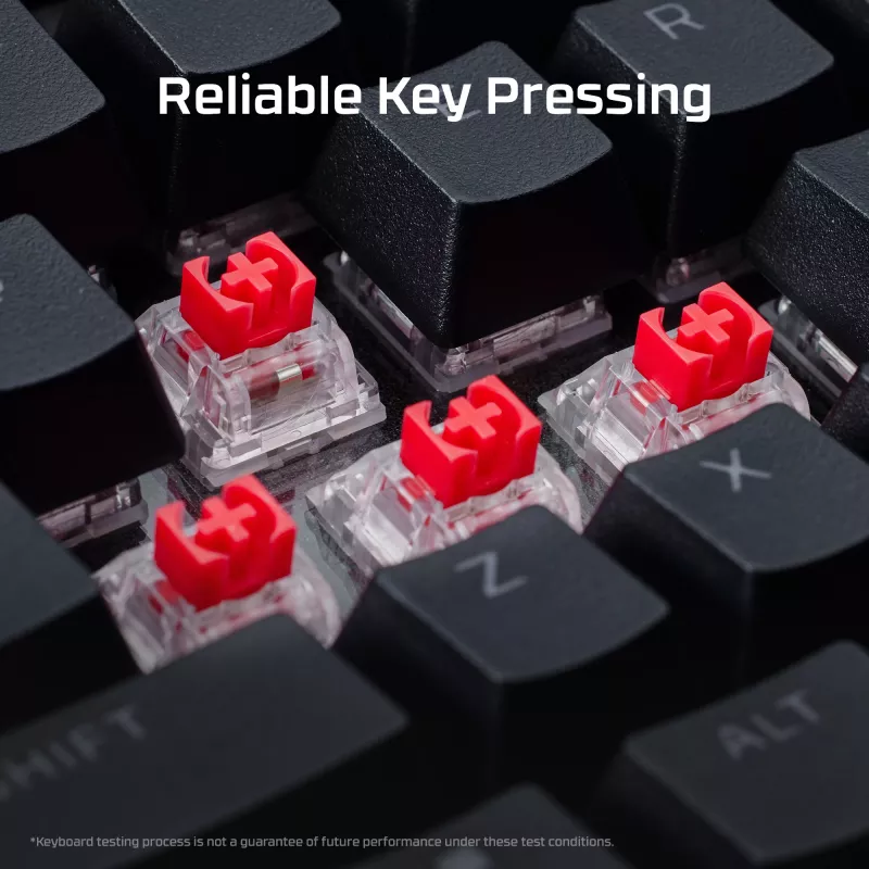 Gaming keyboard Kingston HP HyperX Alloy Rise model 7G7A3AA#ABD — compact wired mechanical keyboard EAN 0