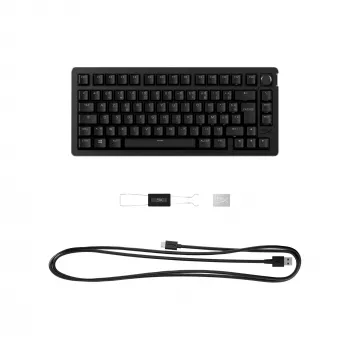 Mechanical gaming keyboard Kingston (HyperX) Alloy Rise 75 — compact 75% layout, wired, model 7G7A4AA#ABD