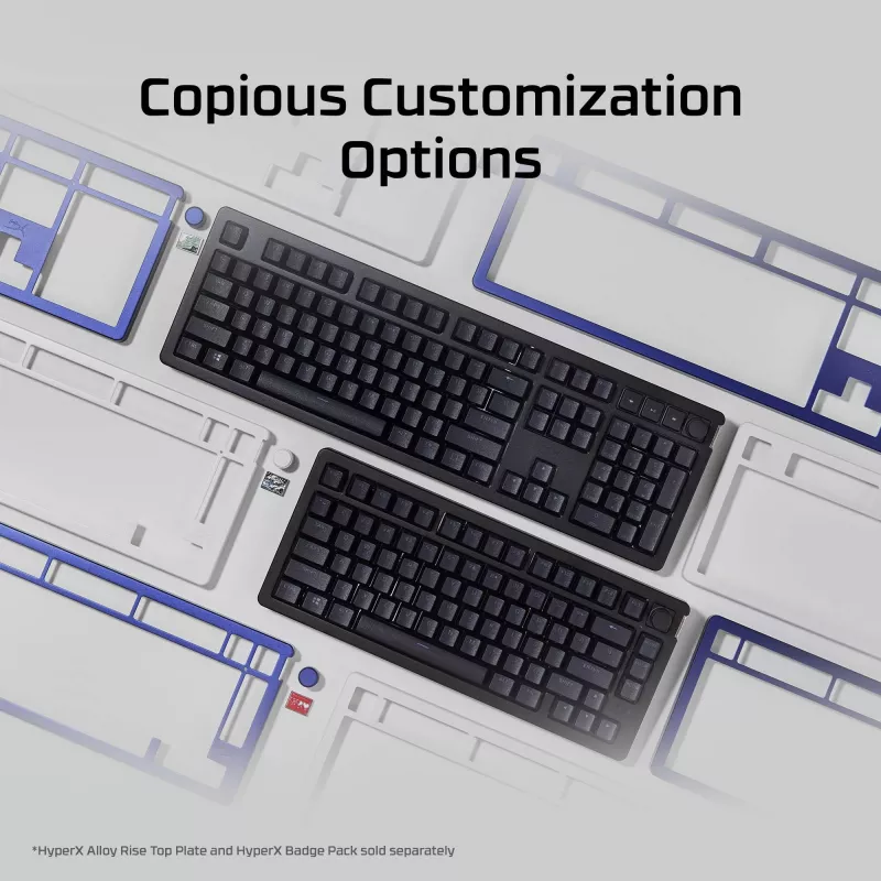 Mechanical gaming keyboard Kingston (HyperX) Alloy Rise 75 — compact 75% layout, wired, model 7G7A4AA#ABD