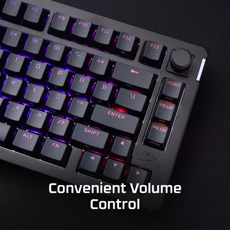 Mechanical gaming keyboard Kingston (HyperX) Alloy Rise 75 — compact 75% layout, wired, model 7G7A4AA#ABD